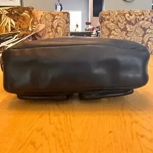 バッグ Vintage Coach Turnlock 2Way BusinessBag Vintage Coach Winnie Brown Turnlock 2Way Handbag Shoulder